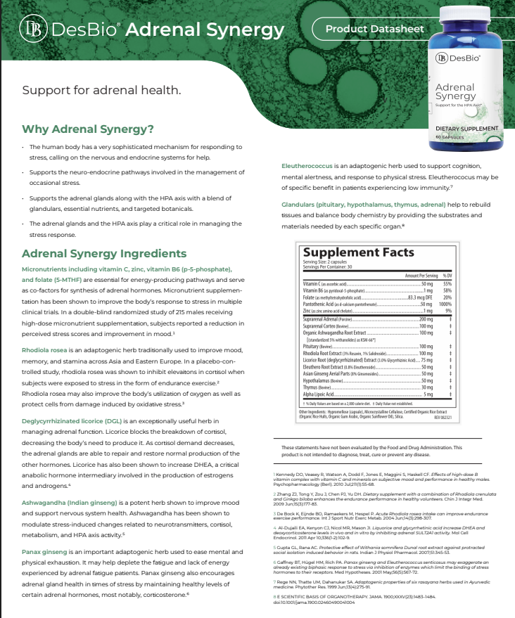 Adrenal Synergy