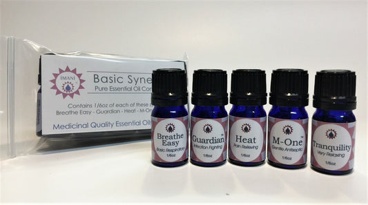 Basic Synergies Essential Oil Combinations 5 Pack Special