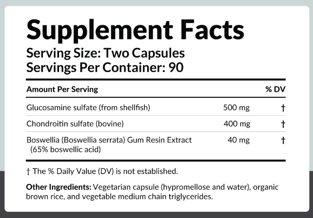 Glucosamine Chondroitin Complex