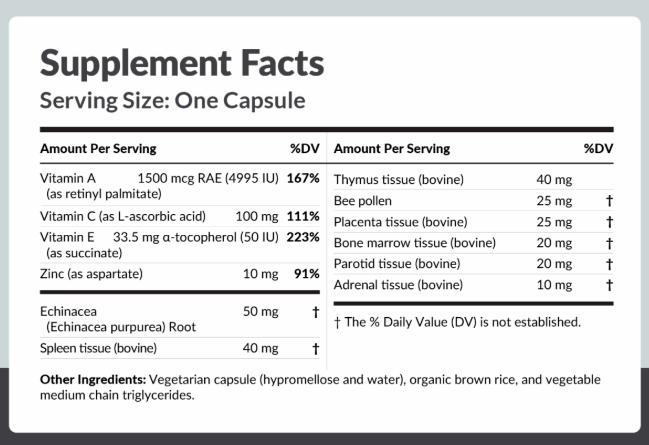 Immustin Complex 180 Capsules