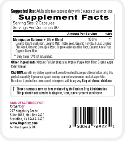 Menopause Balance + Glow