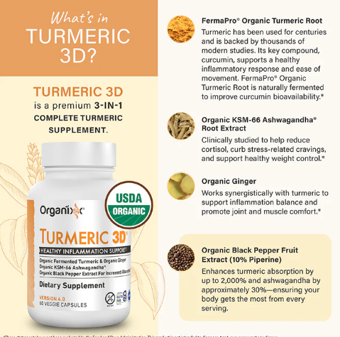 Organixx Turmeric 3D