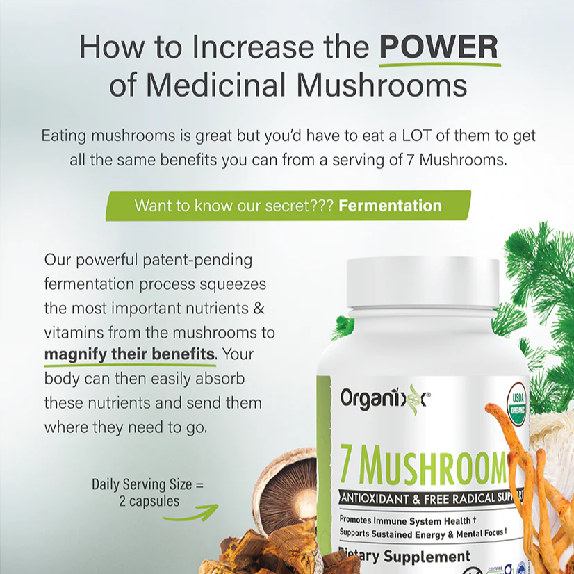 Organixx 7 Mushrooms