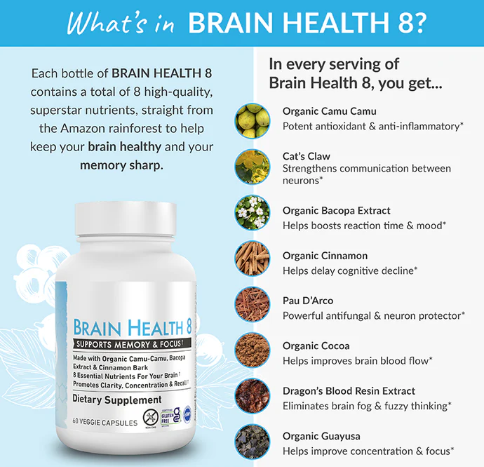 Organixx Brain Health 8