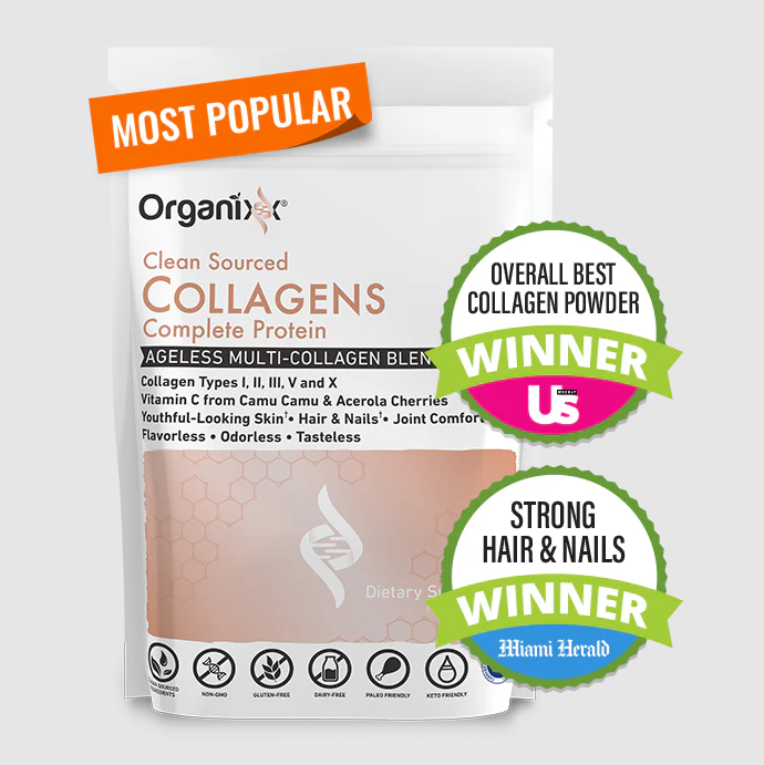 Organixx Clean Sourced Collagens 20 Servings Most Popular