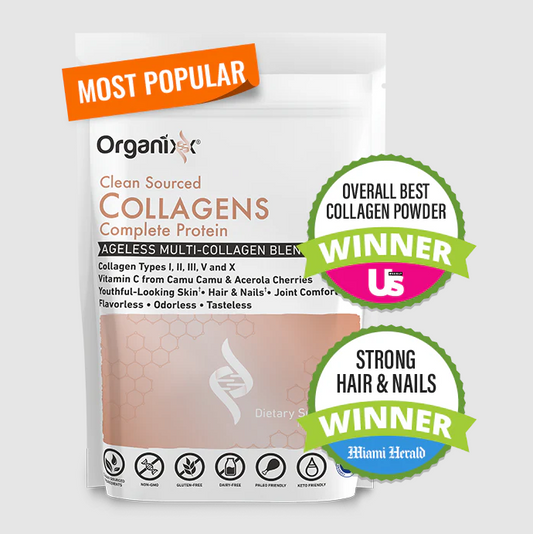 Organixx Clean Sourced Collagens 20 Servings Most Popular