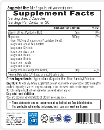 Organixx Magnesium 7