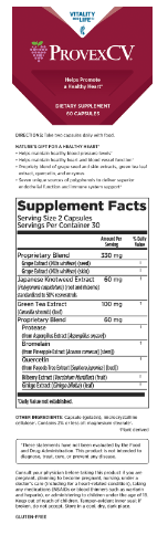 ProvexCV Vitality of Life  SALE!