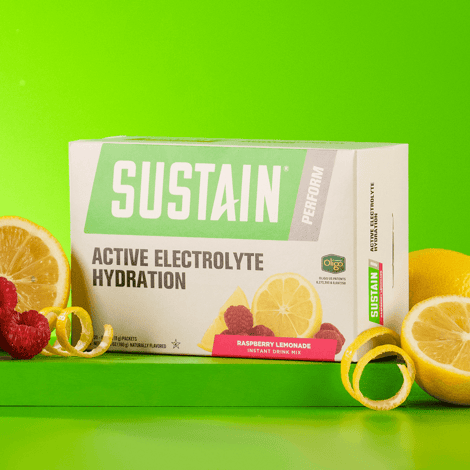 Sustain Active Electrolyte Hydration Packets - Rasberry Lemonade (see also Orange sku 60125)